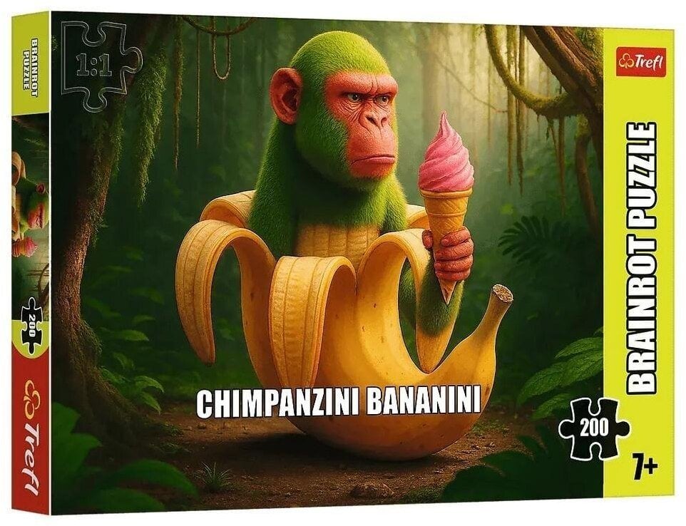 Puzzle 200 BrainRots Chimpanzini Bananini