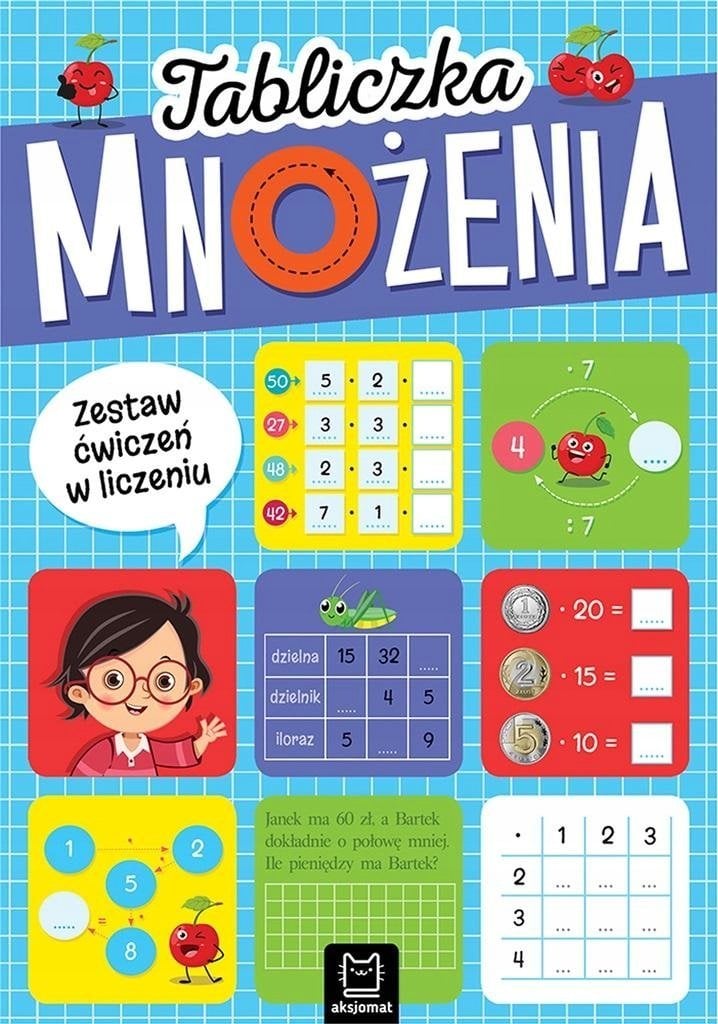 Aksjomat Książeczka Tabliczka mnożenia. Zestaw ćwiczeń w liczeniu