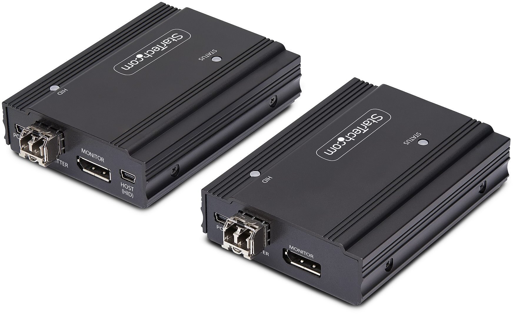 System przekazu sygnału AV STARTECH.COM DisplayPort KVM Extender przez włókno szklane 4K60Hz ekstender konsolowy 300m Multimode 4K KVM przedłużenie LW