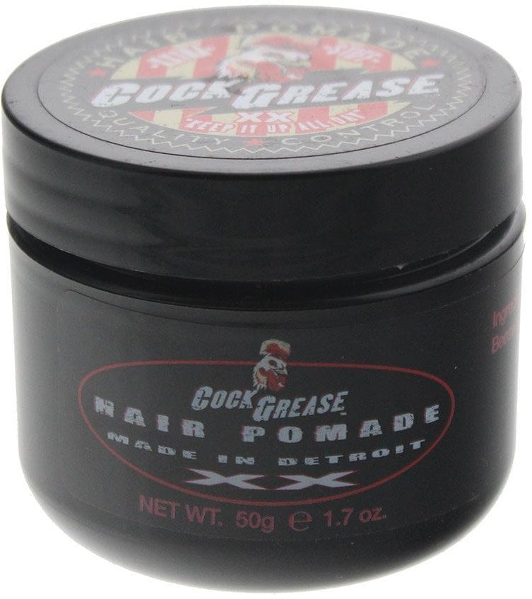 Cock Grease, Xxtra Stiff XX, Hair Styling Pomade, Shine Finish, Extra Hold, 50 g Unisex
