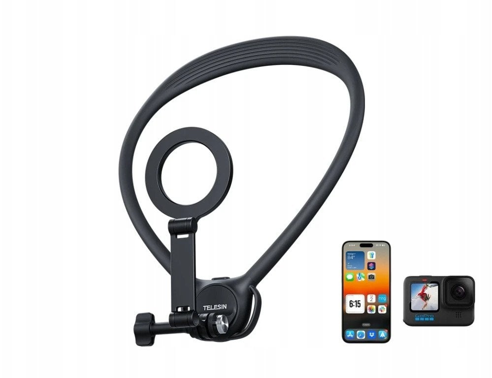 Neck Mount Uchwyt Na Szyję Pov Magnetyczny Do Telefonu Gopro Dji Insta360 / P2-hnb-02