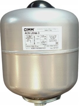 CIMM Naczynie CIMM do c.w.u. ACS 03L ; 2.5/10bar ; -10+100^C