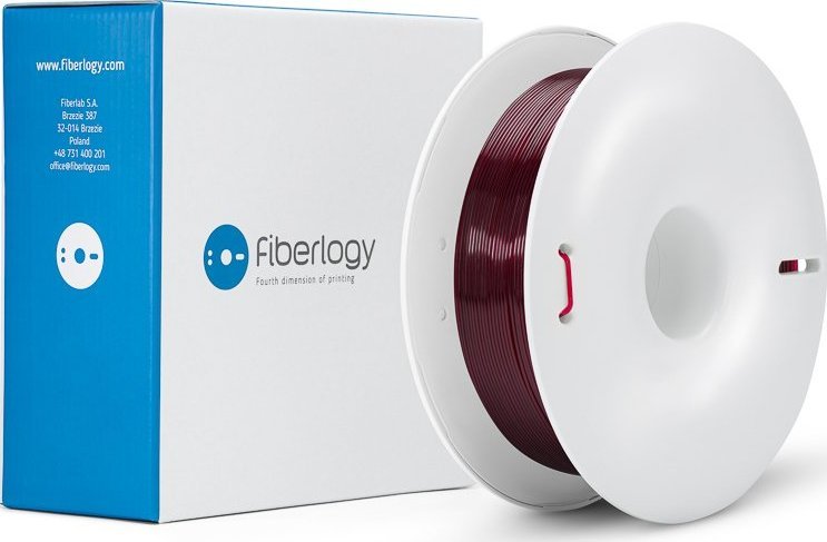 Fiberlogy Filament Easy PET-G Burgundy TR 1,75 mm 0,85 kg
