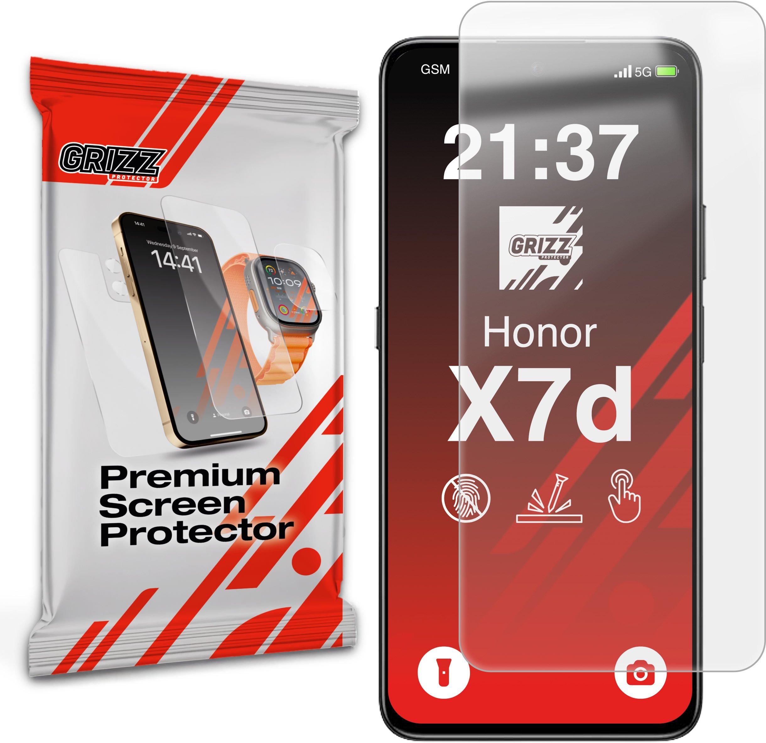 GrizzGlass Folia matowa PaperScreen do Honor X7d