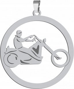 Radziszewska Jewellery Srebrna Zawieszka Chopper GRAWER DEDYKACJA GRATIS