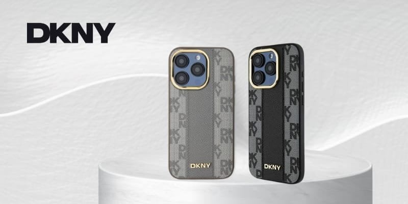 DKNY DKNY DKHMP14XPCPVSLE iPhone 14 Pro Max 6.7" beżowy/beige hardcase Leather Checkered Mono Pattern MagSafe