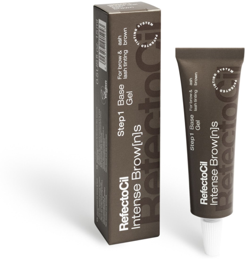 RefectoCil Intense Brow[n]s Base Gel Farba do brwi i rzęs 15ml Ash Brown Popielaty Brąz (03)