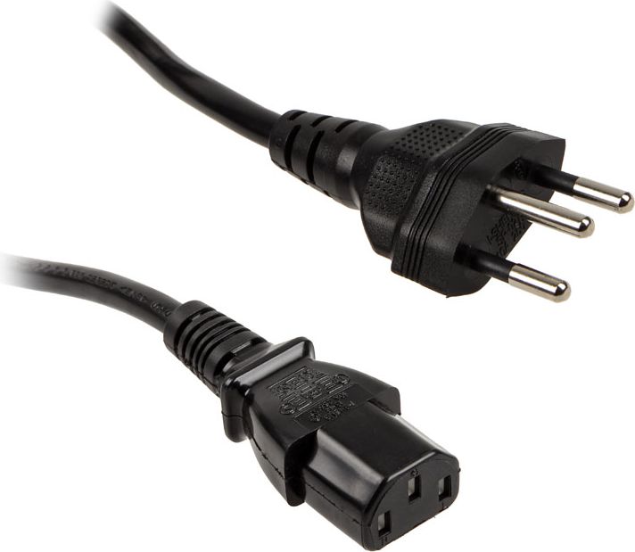 Kabel zasilający Kolink typ Szwajcaria, C13, 1.8m (KKTPCH01C13)