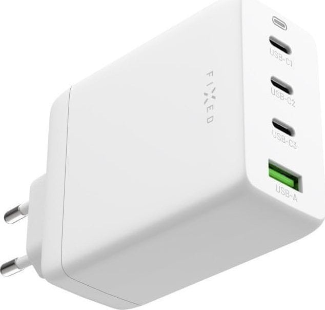 Ładowarka Fixed Ładowarka sieciowa GaN Travel Charger - 3xUSB-C; 1xUSB-A 100W biała