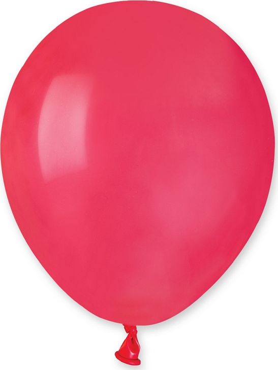 Gemar Balony pastelowe Czerwone, A50, 13 cm, 100 szt.