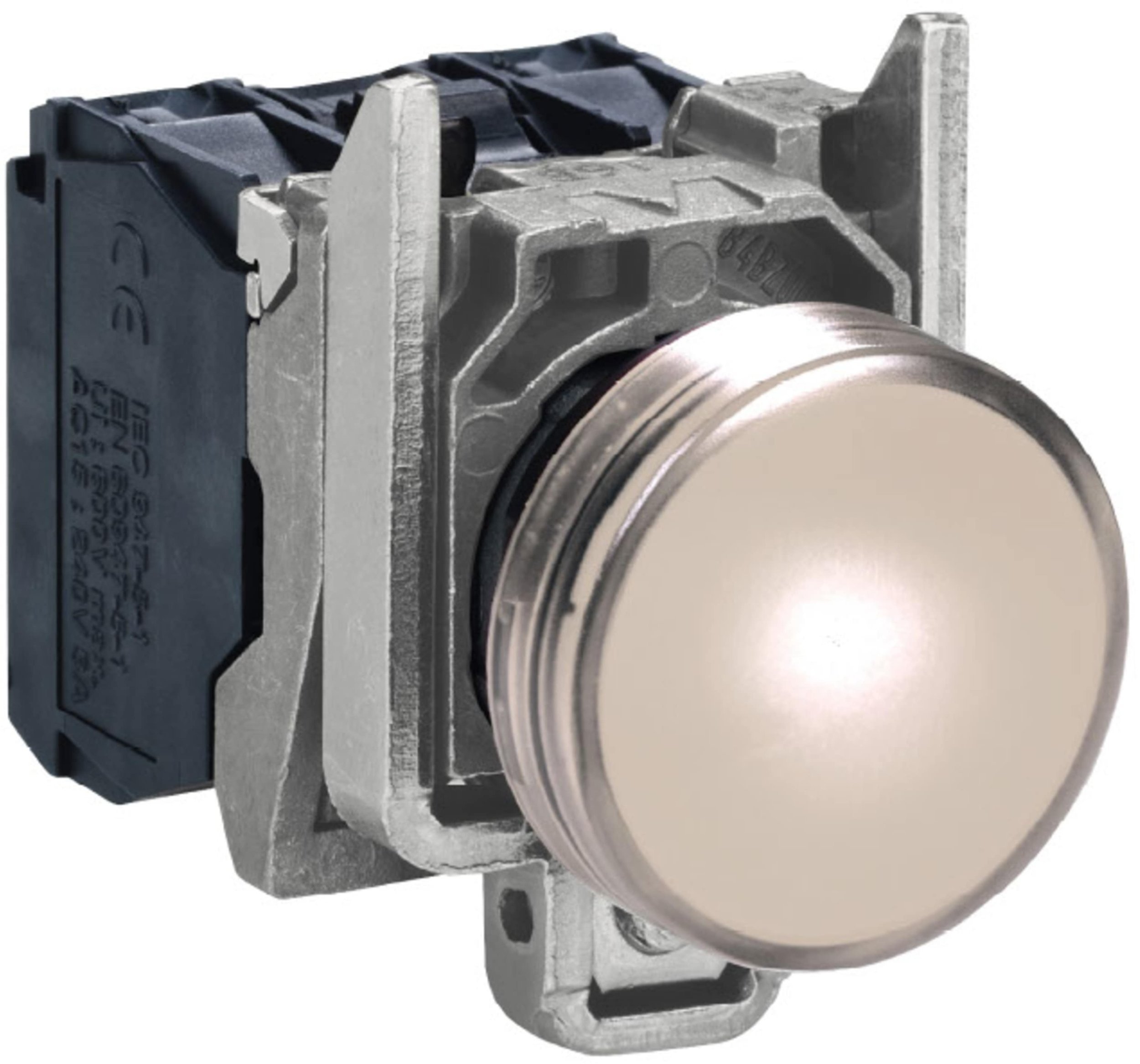 Wskaźnik św. okr. O 22, IP65, biały, zintegr. LED, 240 V, ATEX XB4BVM1EX