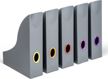 Durable Pojemniki na katalogi z kolorowymi grzbietami 5 szt.