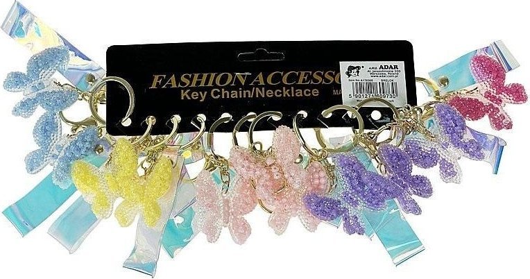 Brelok Motyl z przywieszką (12szt)