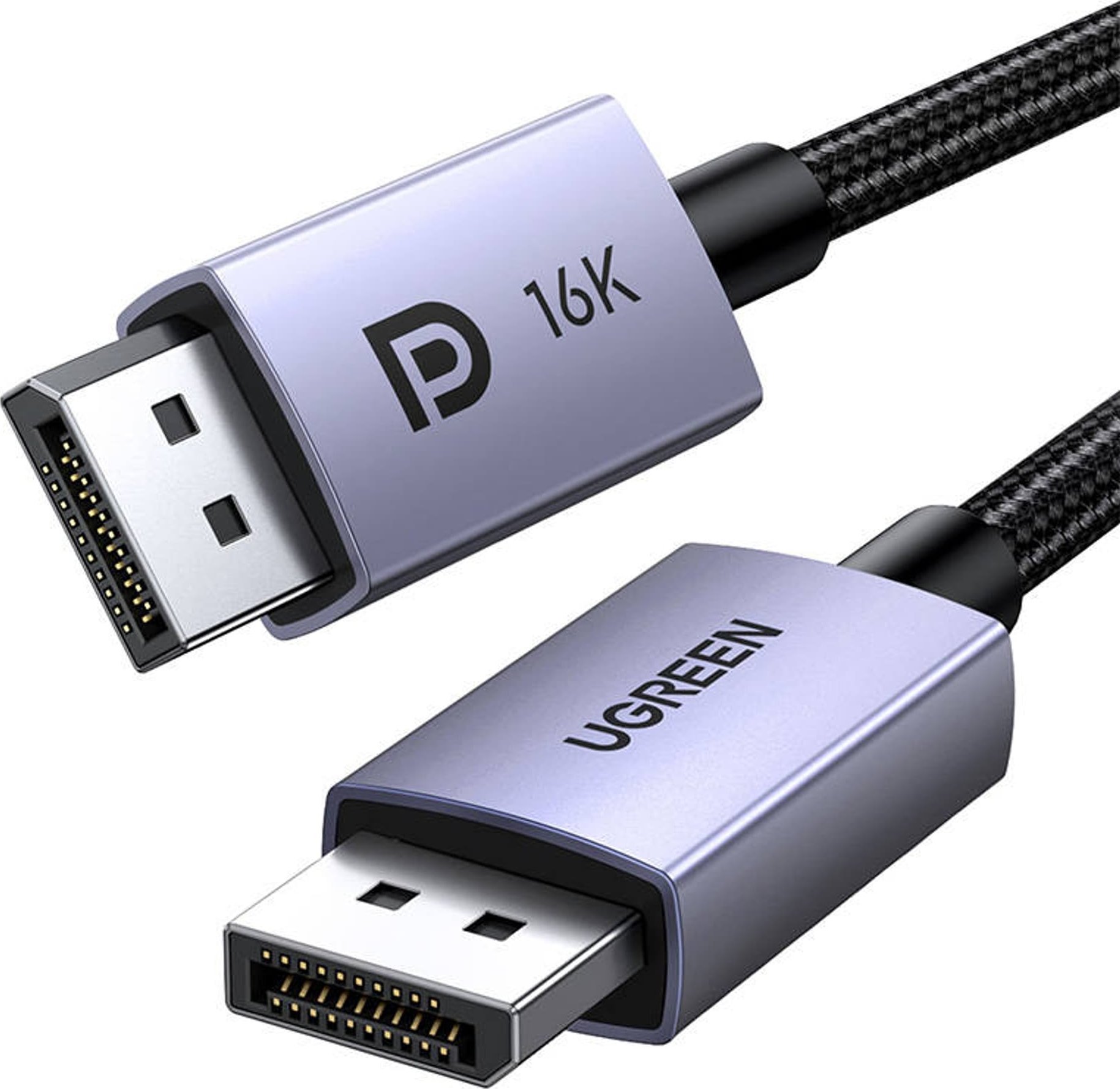 Kabel Ugreen DisplayPort - DisplayPort 2m srebrny (15384)
