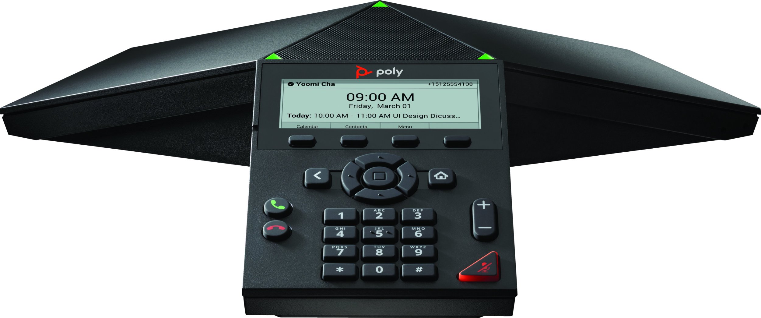 Terminal sieciowy HP Poly Trio 8300 - VoIP-Konferenztelefon - mit Bluetooth-Schnittstelle mit Rufnummernanzeige/Anklopffunktion - IEEE 802.11a/b/g/n (