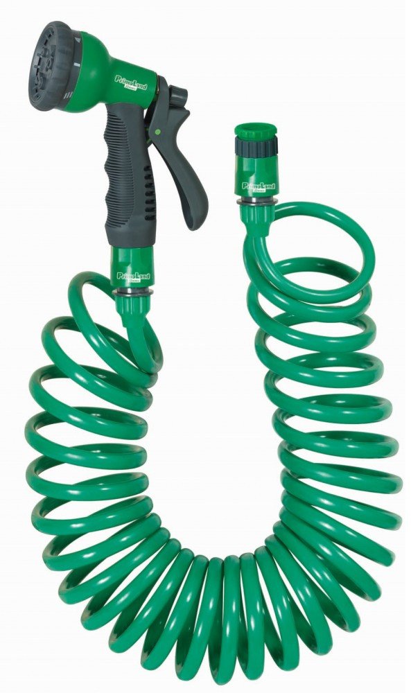 Wąż ogrodowy 3/4 spiralny z pistoletem PrimoLand RIBIMEX, 15 m