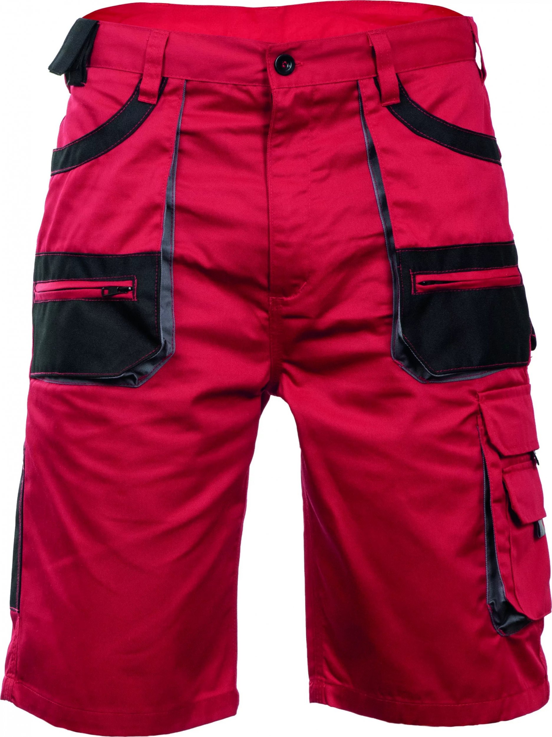 CERVA BE-01-009 - krótkie spodnie robocze, bawełna 20%, poliester 80% - biały-szary 56