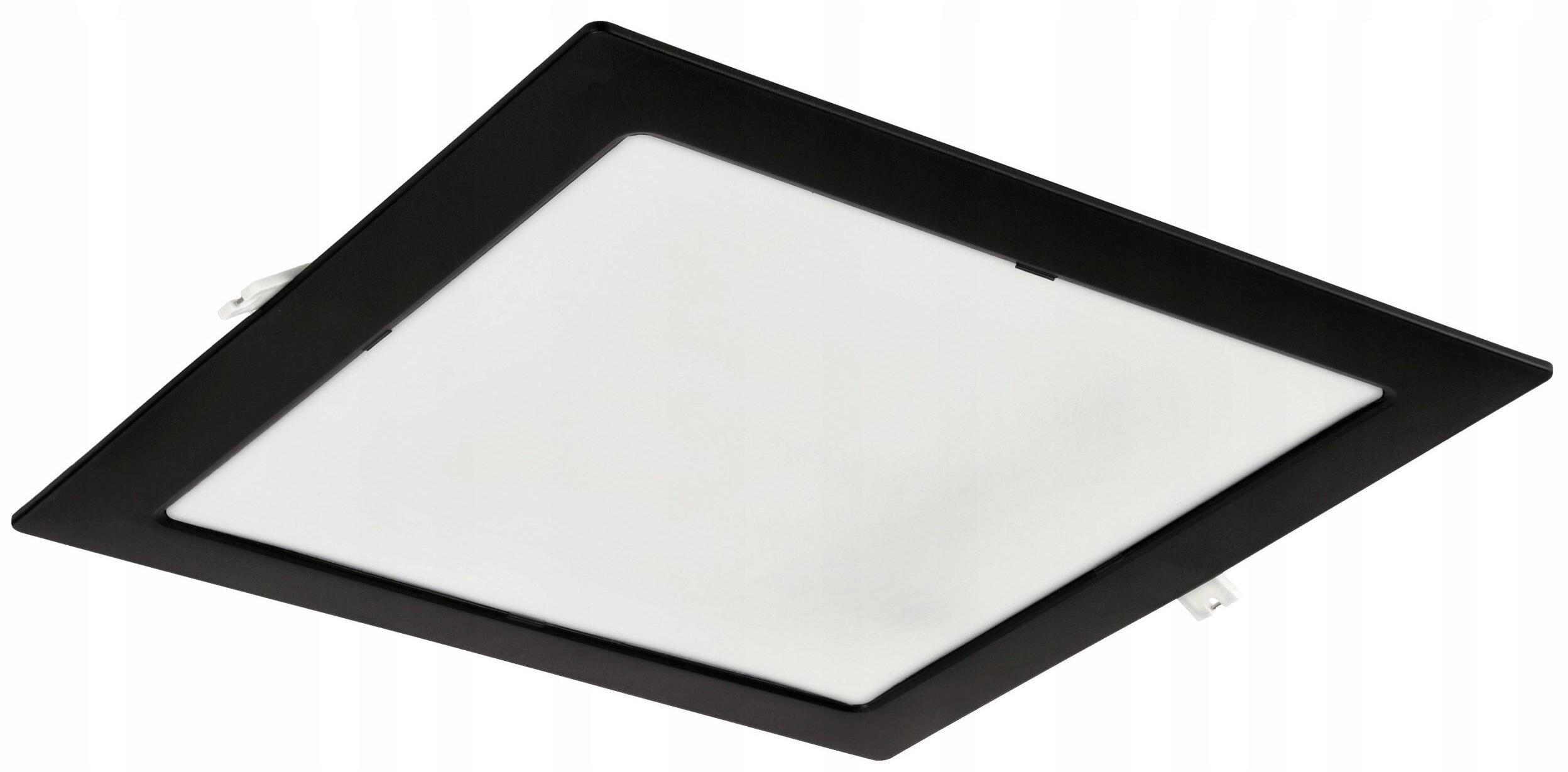 Oprawa downlight P/T kwadrat 12W 1200lm 4000K IP20 czarny DL-1 EC20468