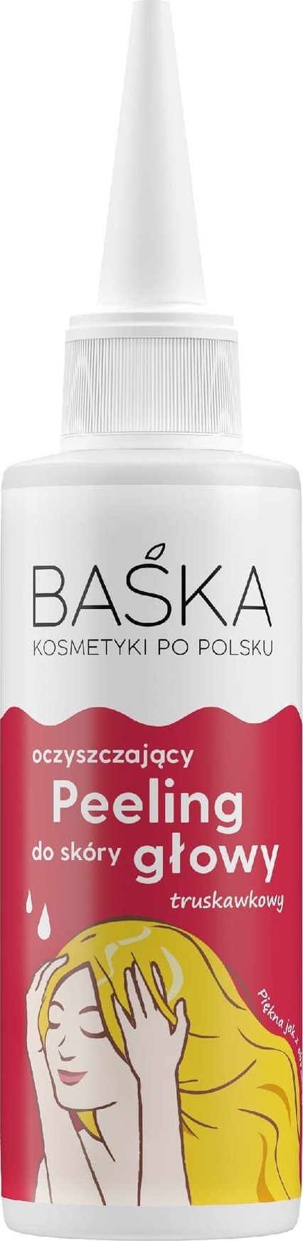 Solverx BAŚKA Peeling oczyszczający do skóry głowy - truskawkowy 100 ml
