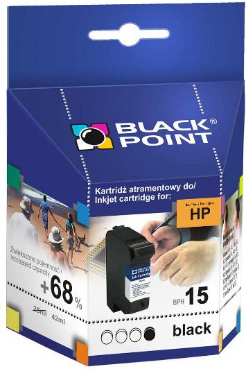 Tusz Black Point tusz BPH15 / C6615NE nr 15 (black)