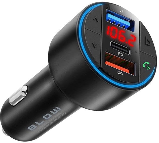 Transmiter FM BLOW Bluetooth5.3+QC3.0+PD 30W V.2