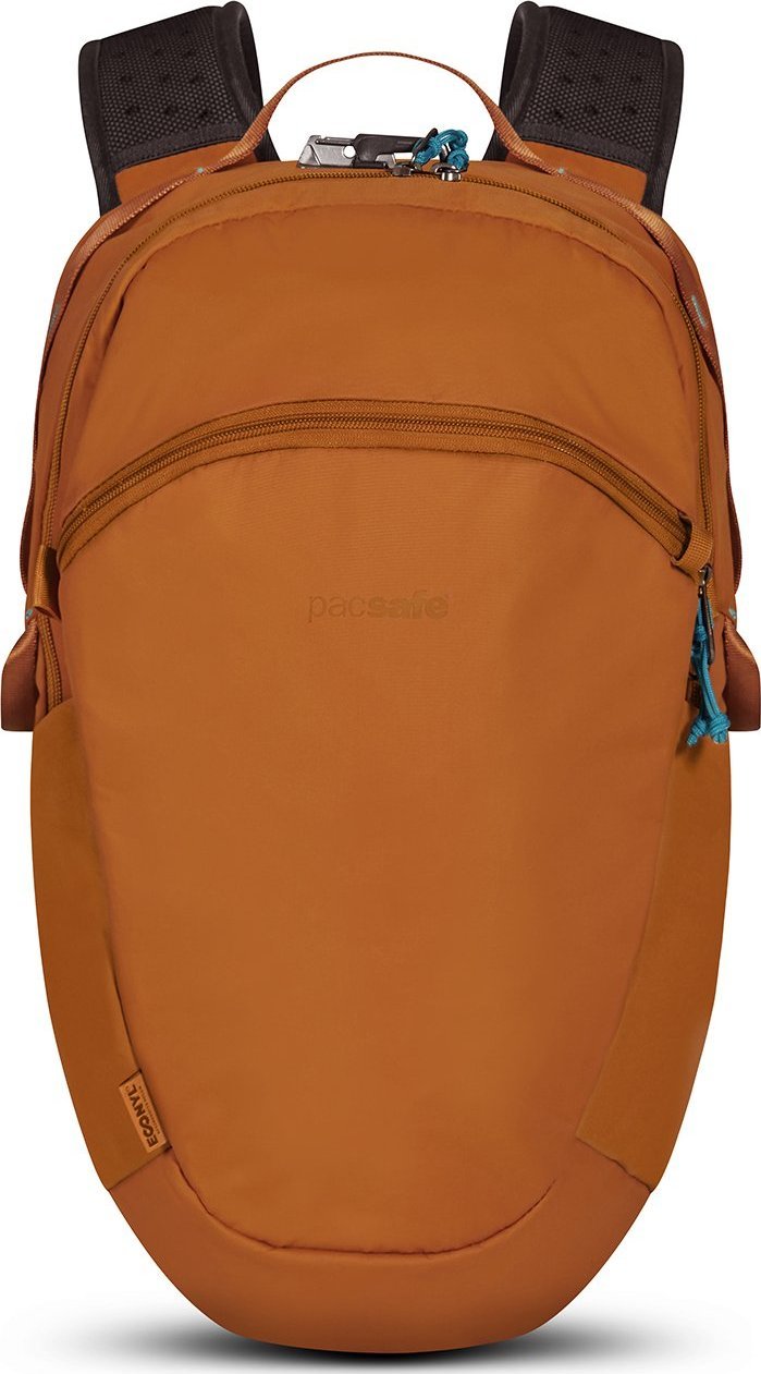 Pacsafe Plecak miejski antykradzieżowy 18l Pacsafe ECO - pomarańczowy , z econylu