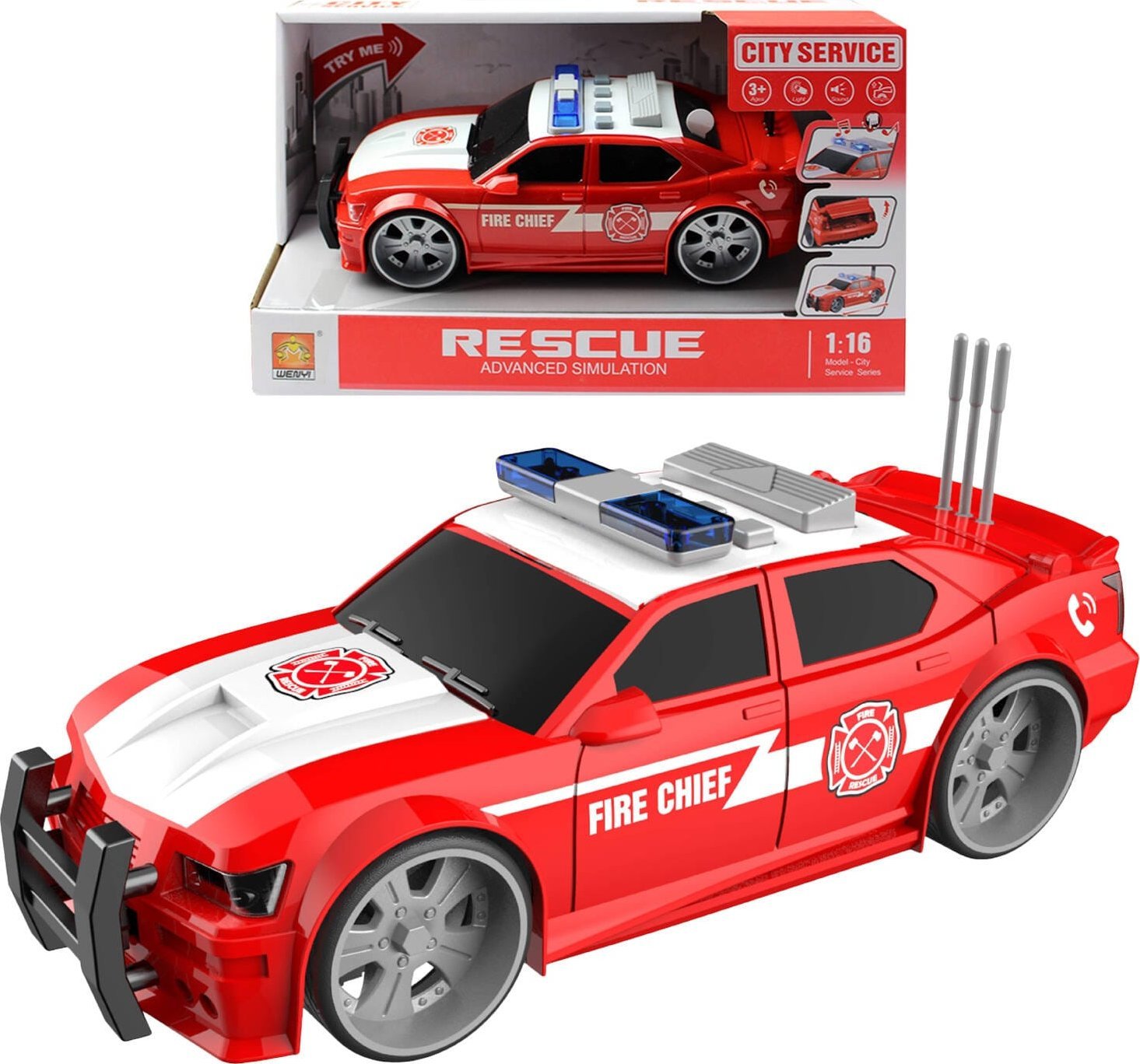 Trifox AUTO STRAŻ ŚWIATŁO DŹWIĘK