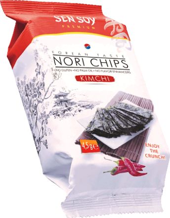 SEN SOY Chipsy Nori Kimchi 4,5g - Sen Soy uniwersalny