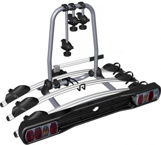 Dviračių laikiklis Alburnus 56009R su atlenkimo mechanizmu, 3 dviračiams