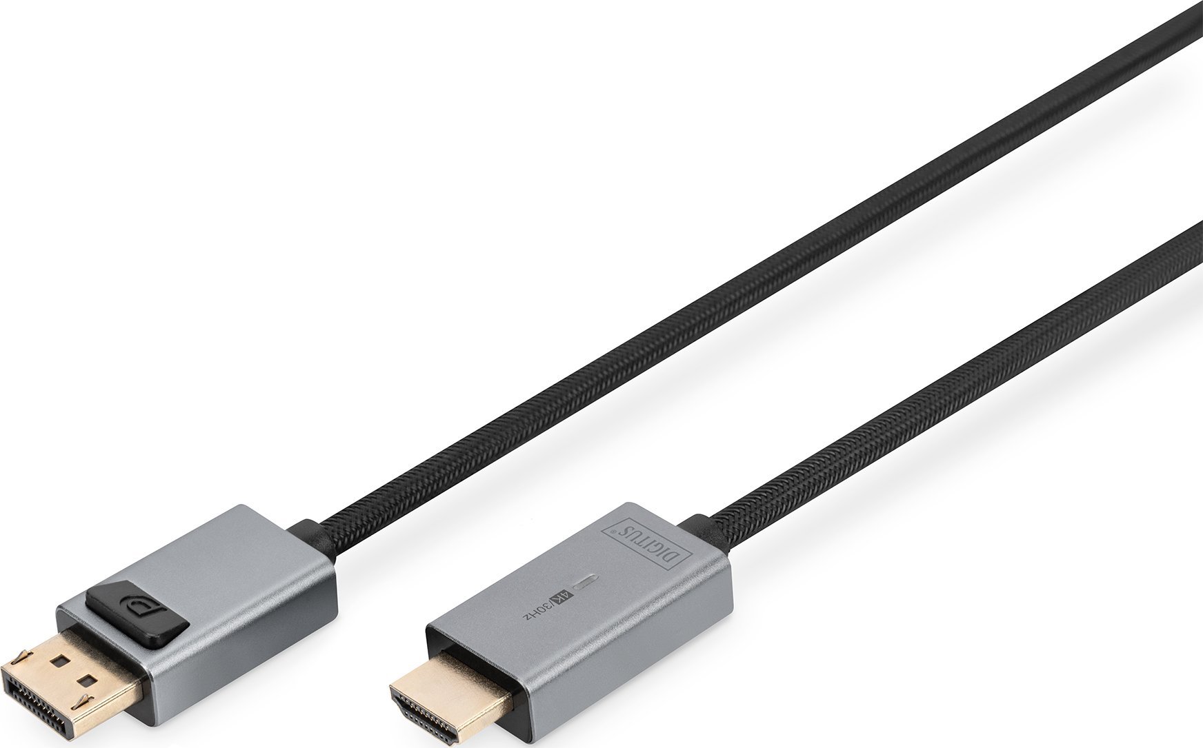 Kabel Digitus DisplayPort - HDMI 3m szary (DB-340202-030-S)