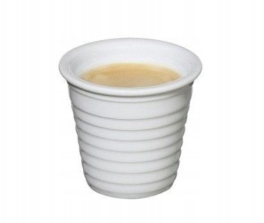 Kubek do espresso Cilio, porcelana, 0,05 l, śred. 5,5 x 5 cm, biały