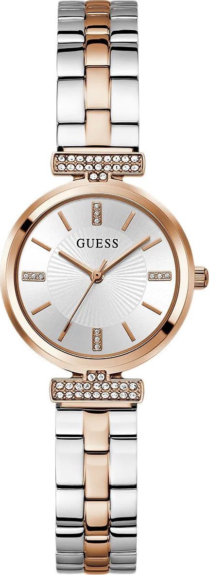Zegarek damski Guess GW0762L4 CYRKONIE srebrny