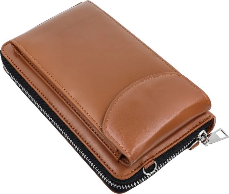 OEM Torebka Stylish na telefon komórkowy brązowa