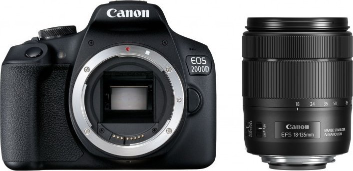 Lustrzanka Canon Canon EOS 2000D + EF-S 18-135mm f/3.5-5.6 IS USM