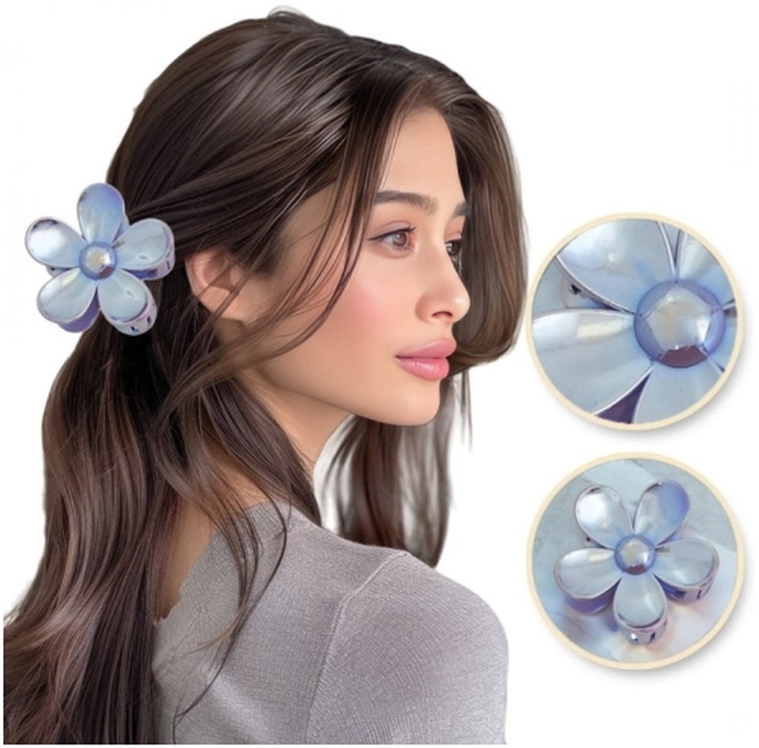 Ecarla Spinka Kwiat niebieski opalizujący 24g