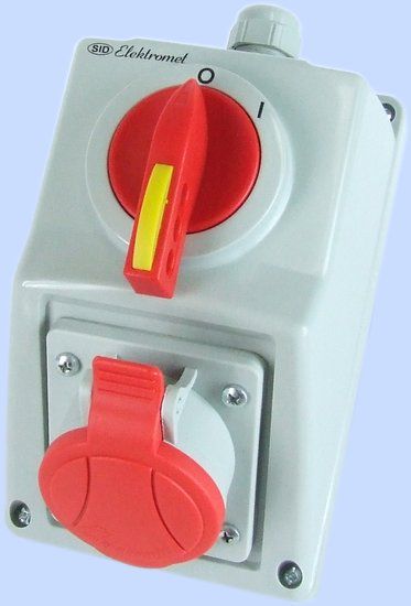 Elektromet Zestaw instalacyjny z rozłącznikiem O-I 5P 400V IP54 (971603)