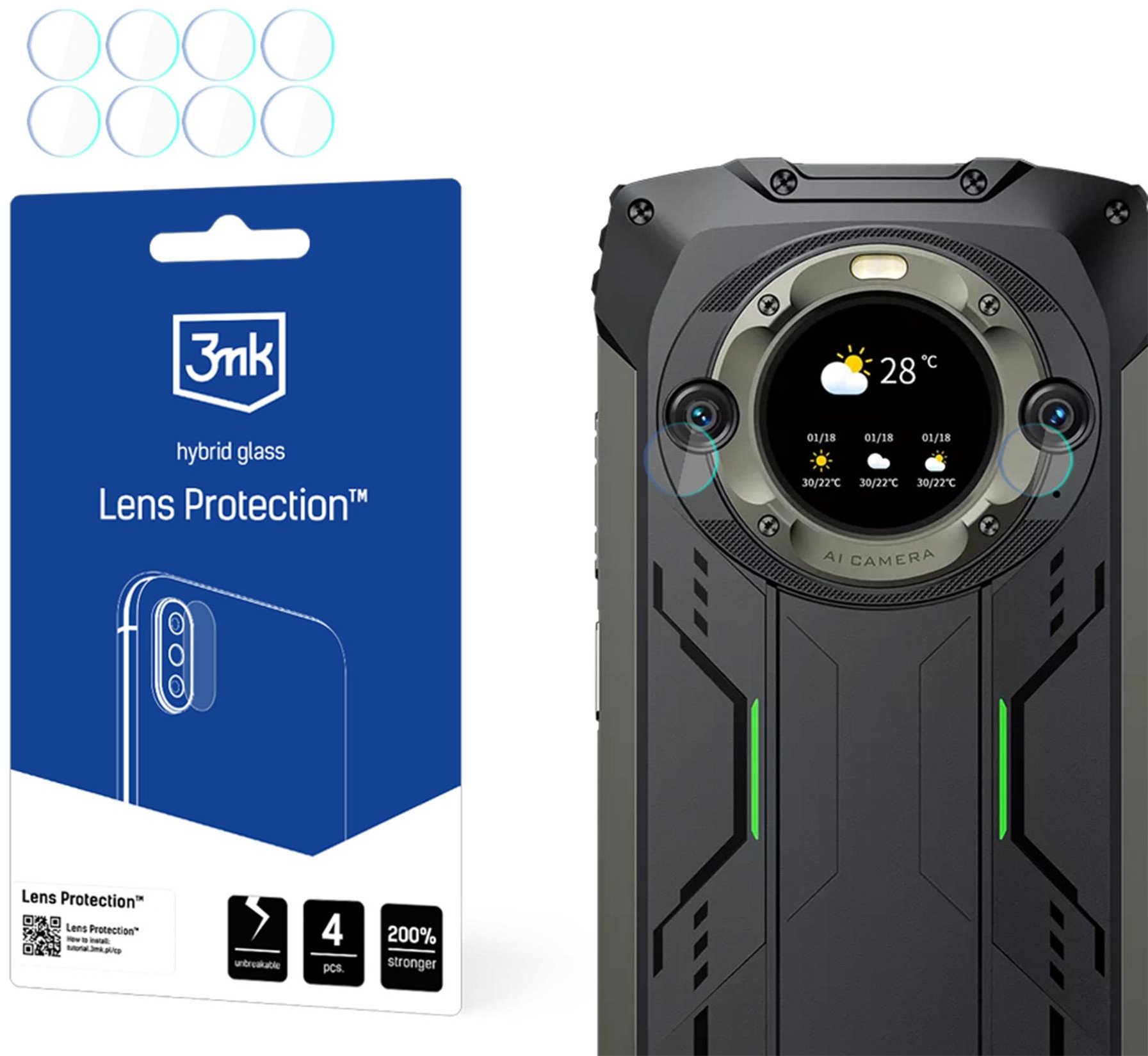 BLACKVIEW BV9300 PRO - 3MK LENS PROTECTION