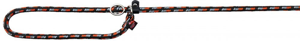 Trixie Smycz dławikowa Mountain Rope - Czarno-pomarańczowa 0.8 cm S-M