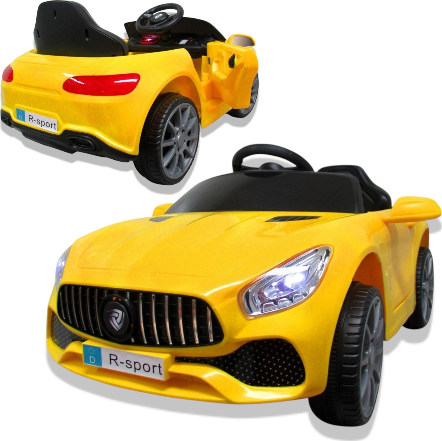 Auto na akumulator dla dzieci CABRIO C5 żółte