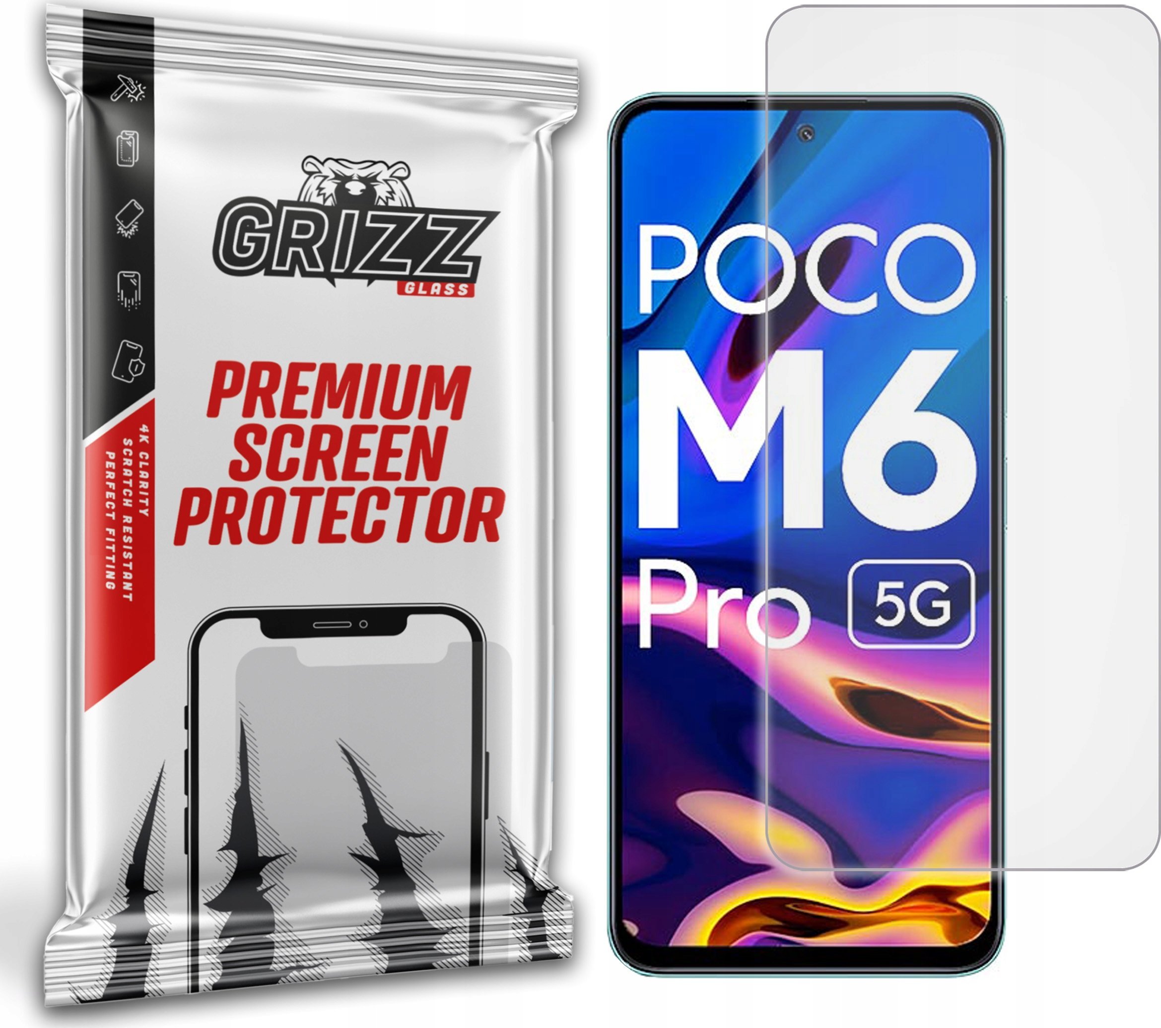 GrizzGlass Folia matowa GrizzGlass PaperScreen do Xiaomi POCO M6 Pro