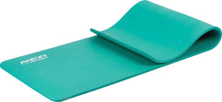 Neo-Sport Mata treningowa NS-923 183 cm x 60 cm x 1.5 cm zielona