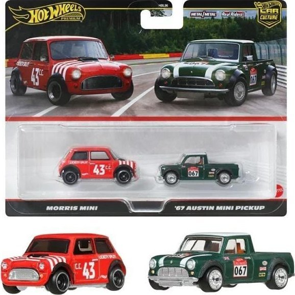 Hot Wheels 2-pak Samochodziki Premium JBK97