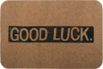 Multi Decor Wycieraczka uniwersalna trwała brązowa 40 x 60 cm Good Luck