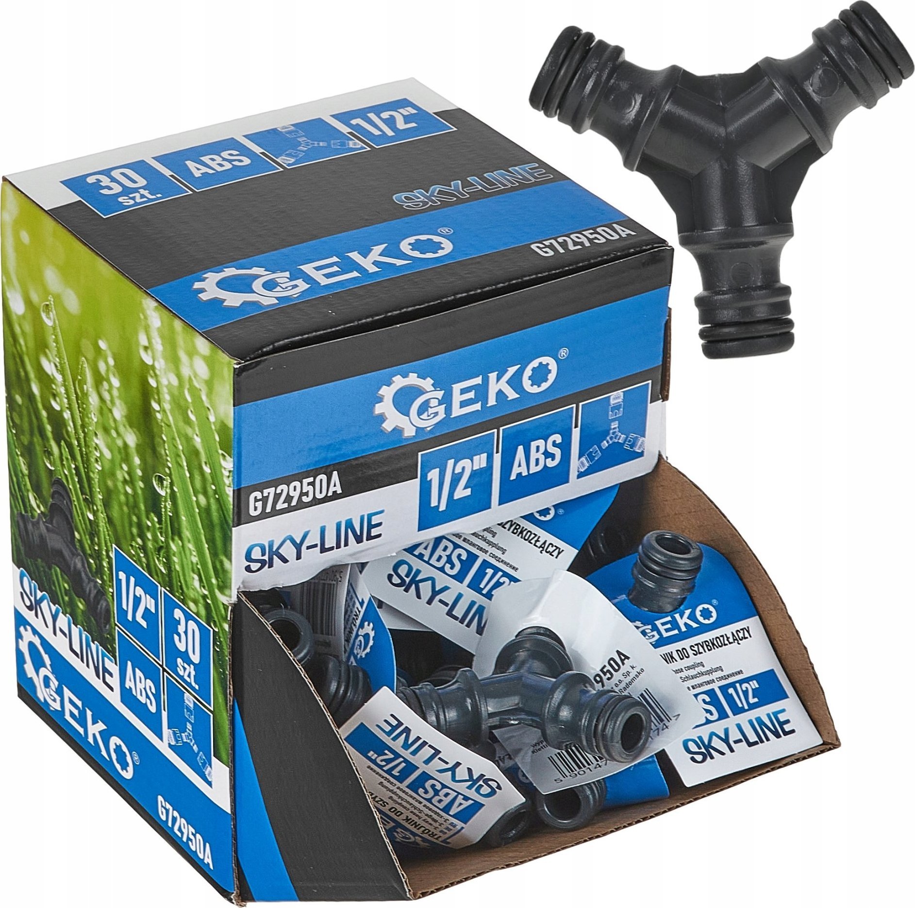 Trójnik do szybkozłączy SKY-LINE – kartonik wystawowy (30/240)