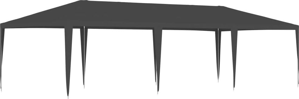 vidaXL Namiot imprezowy, 4x9 m, antracytowy, 90 g/m