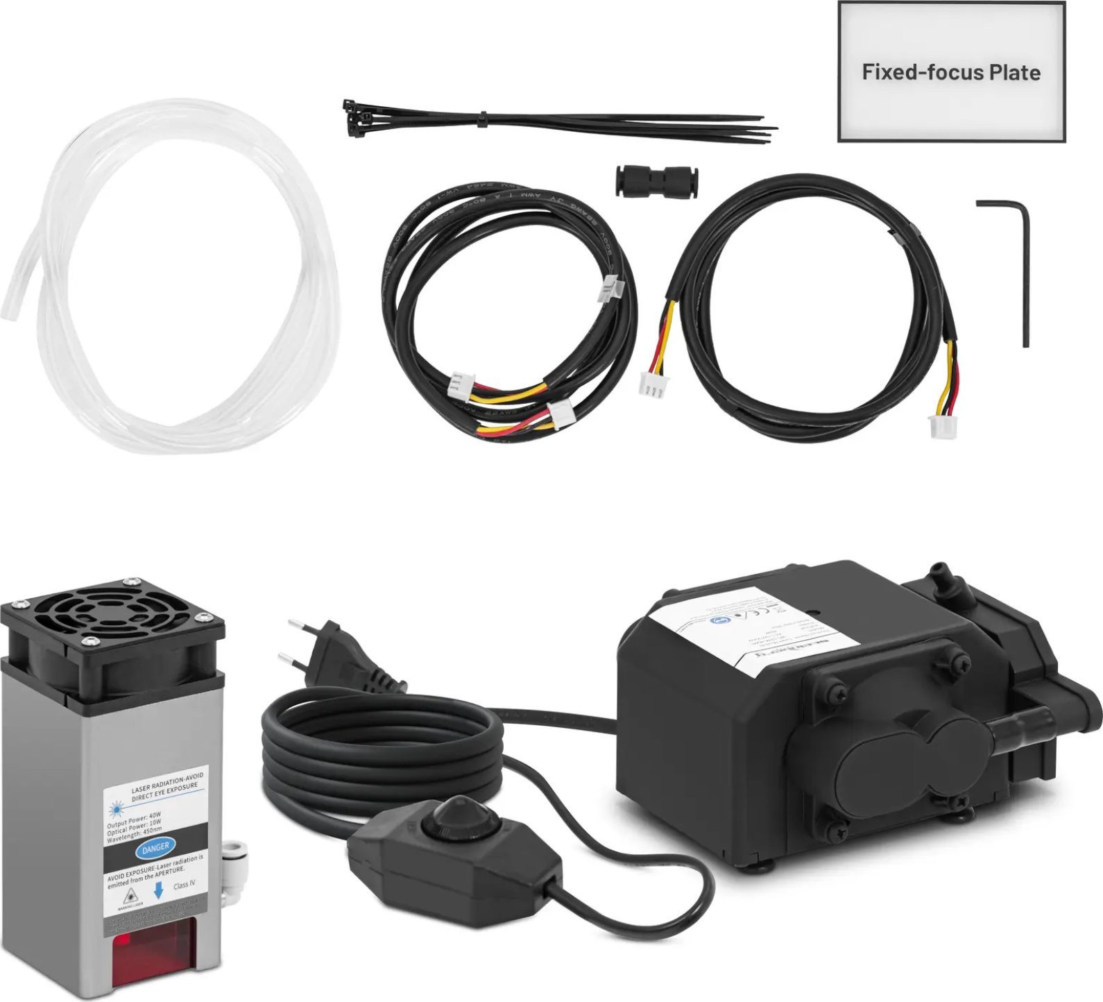 MSW Laser głowica laserowa do grawerowania cięcia 10 W 27 l/min Laser głowica laserowa do grawerowania cięcia 10 W 27 l/min