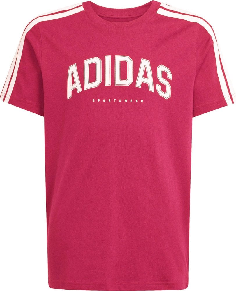 Koszulka dla dzieci adidas Codes Collegiate Graphic Tee różowa KA9764 128cm