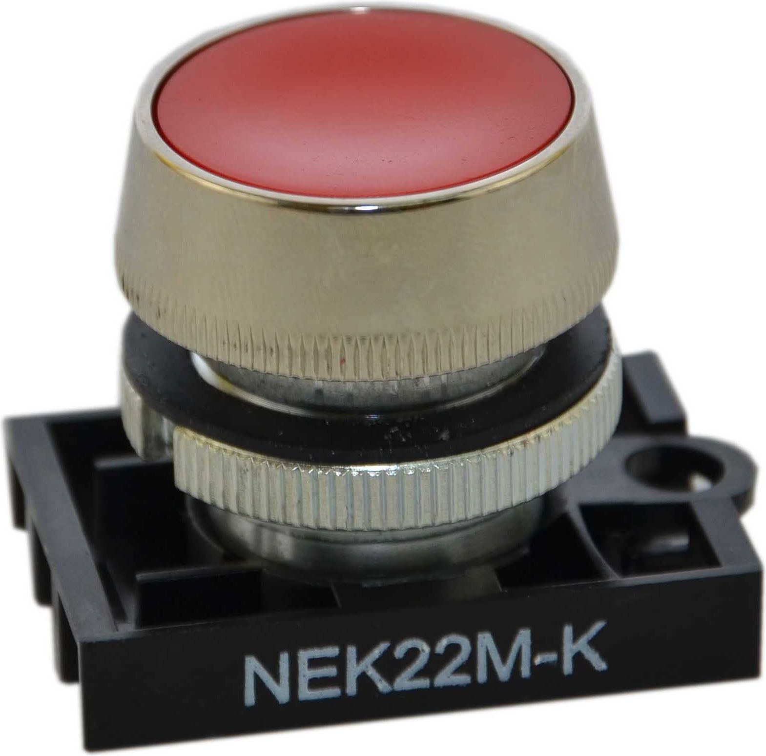 Promet Napęd przycisku 22mm czerwony IP55 z samopowrotem (W0-N-NEK22M-K C)