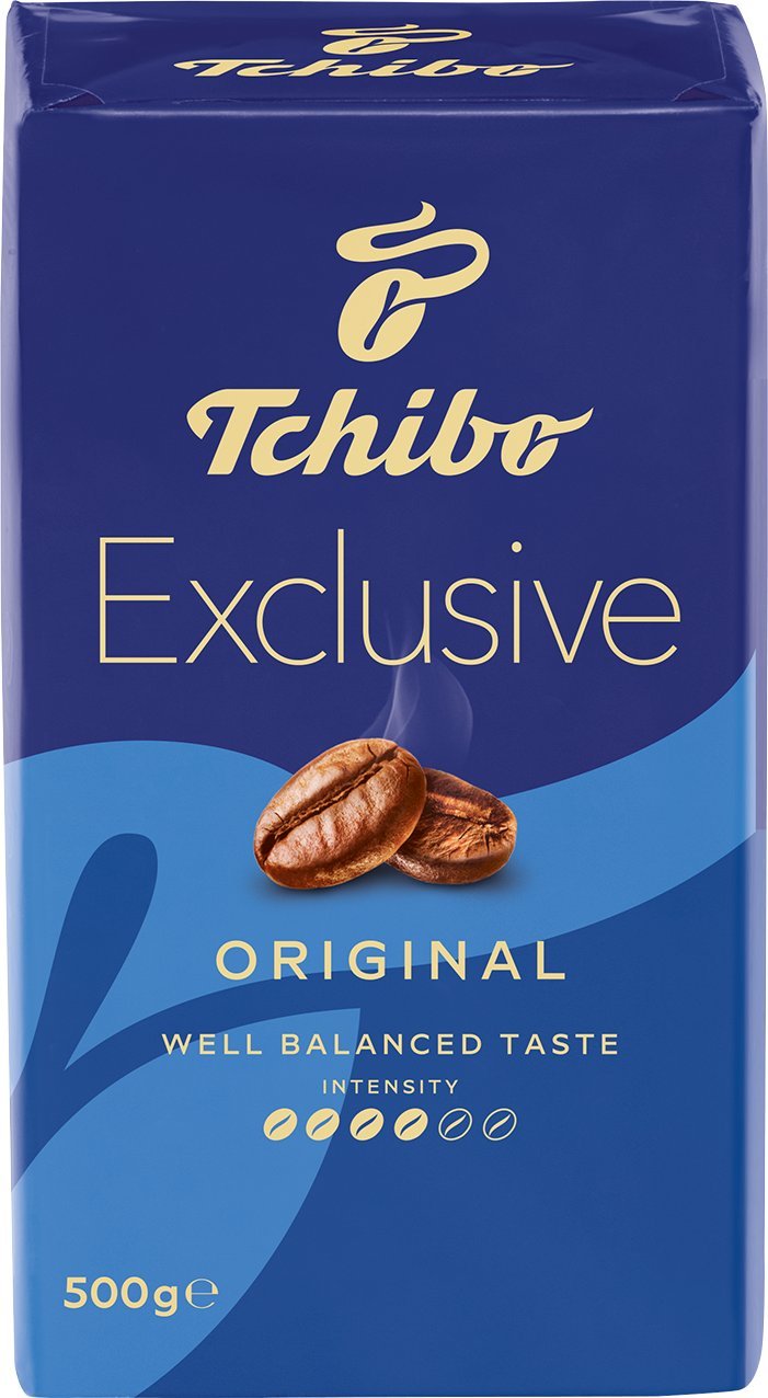 Tchibo Exclusive, 500 g, kawa palona mielona