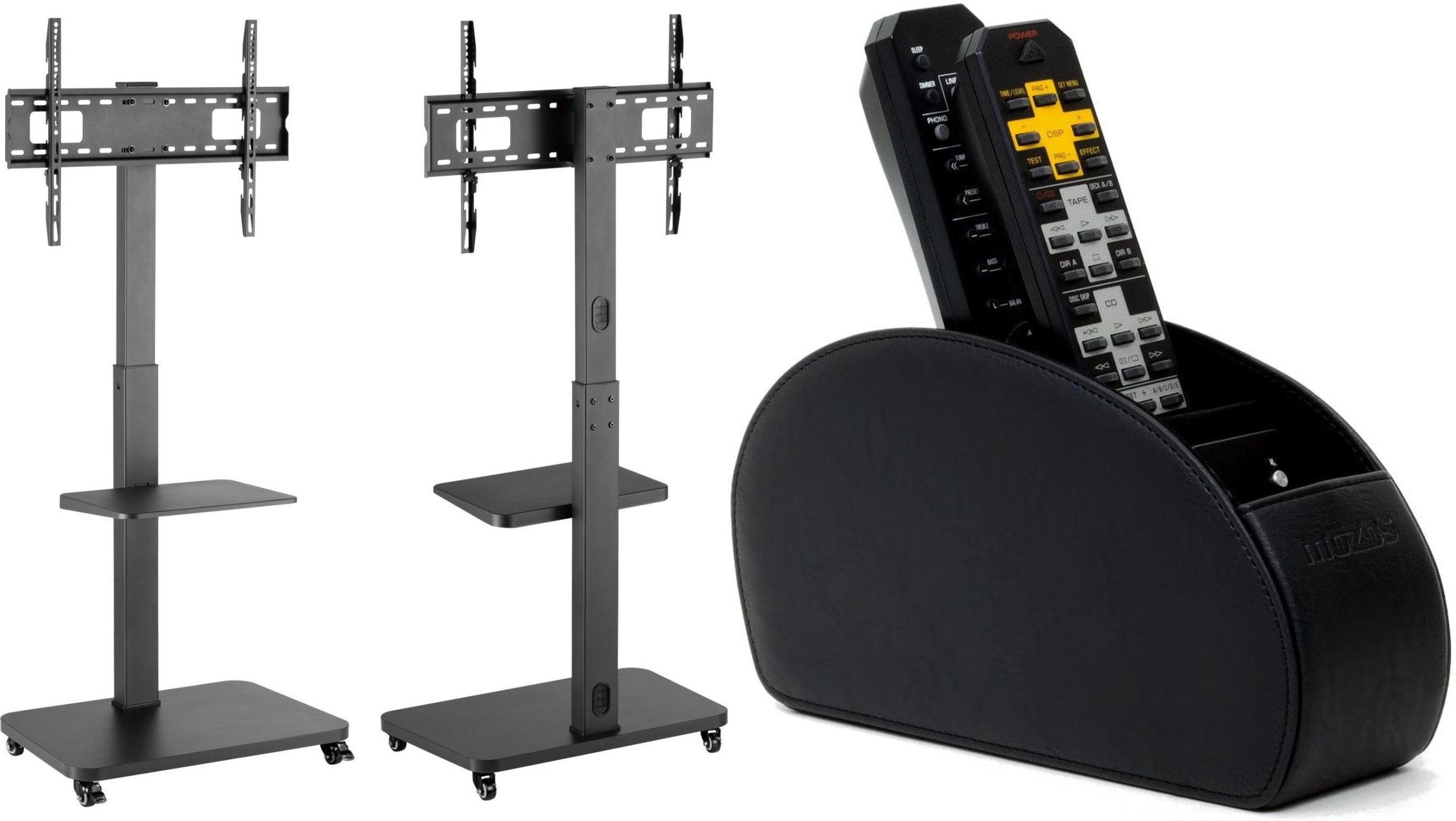 Mozos Mozos MSTV mobilny stojak tv stand do telewizora + ORGANIZER NA PILOTY